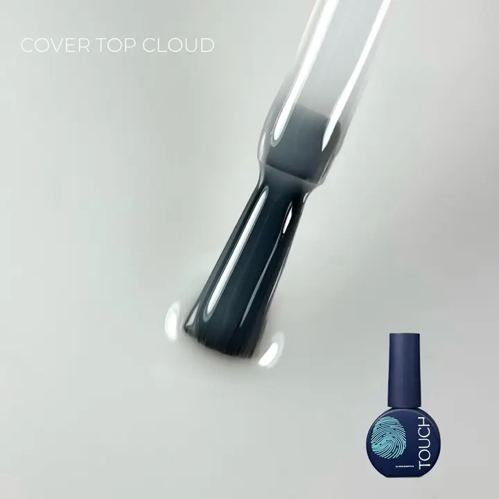 TOUCH. Cover Top coat, #01,, Cloud, 7 ml #1