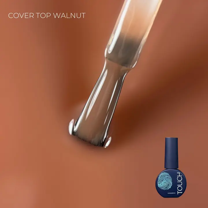 TOUCH. Cover Top coat, #07, Walnut, 7 ml #1