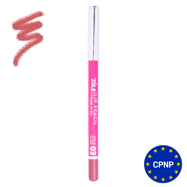 ZOLA. Lip Pencil, #03, Pale Rose. Олівець для губ #1