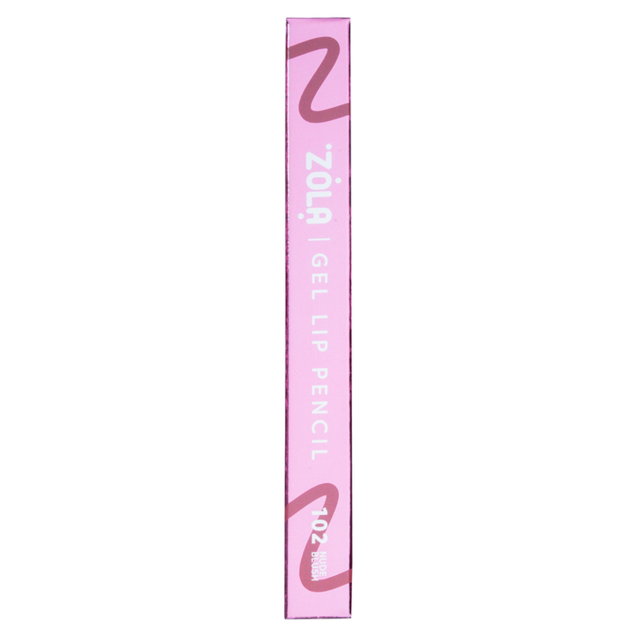 ZOLA. Lip Pencil, #102, Nude Blush. Гелевий олівець для губ, нюдовий рожево-бежевий #9