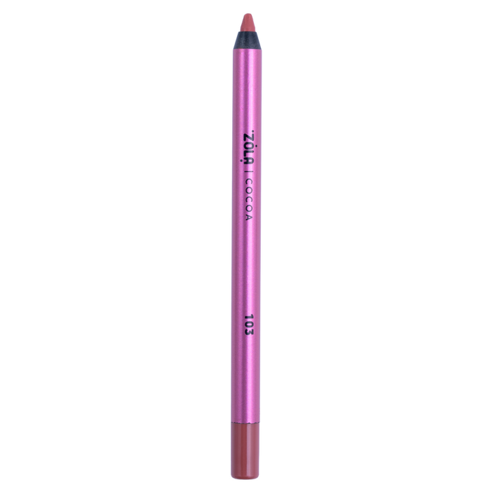 ZOLA. Lip Pencil, #103, Cocoa. Гелевий олівець для губ, теплий коричнево-нюдовий #2