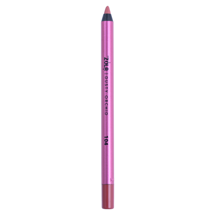 ZOLA. Lip Pencil, #104, Dusty Orchid. Гелевий олівець для губ, приглушений рожево-коричневий #2
