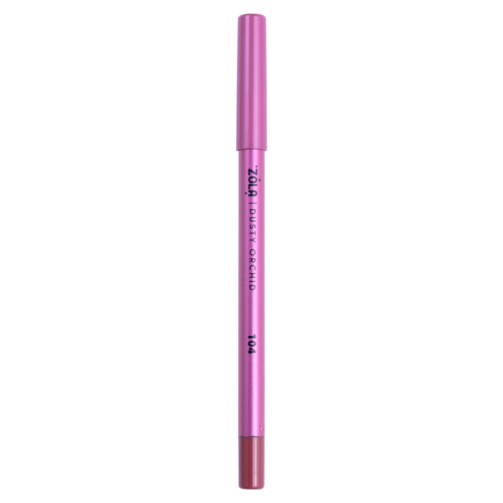 ZOLA. Lip Pencil, #104, Dusty Orchid. Гелевий олівець для губ, приглушений рожево-коричневий #8