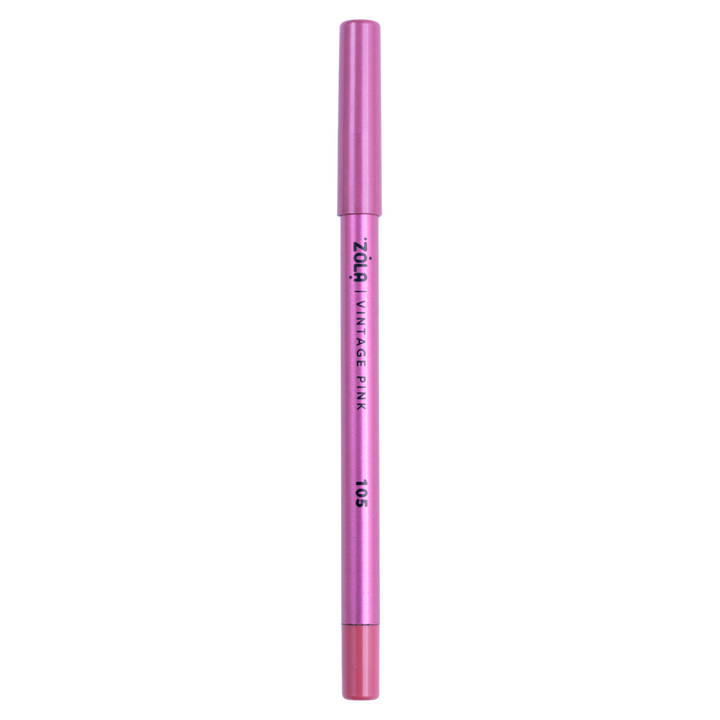 ZOLA. Lip Pencil, #105, Vintage Pink. Гелевий олівець для губ, насичений рожевий #8