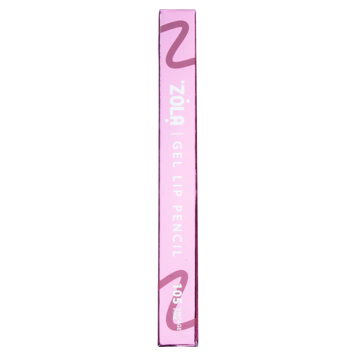 ZOLA. Lip Pencil, #105, Vintage Pink. Гелевий олівець для губ, насичений рожевий #9
