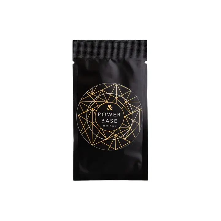 F.O.X. Base Power Sachet, clear, 15 ml. Універсальна еластична прозора база, формат саше #1