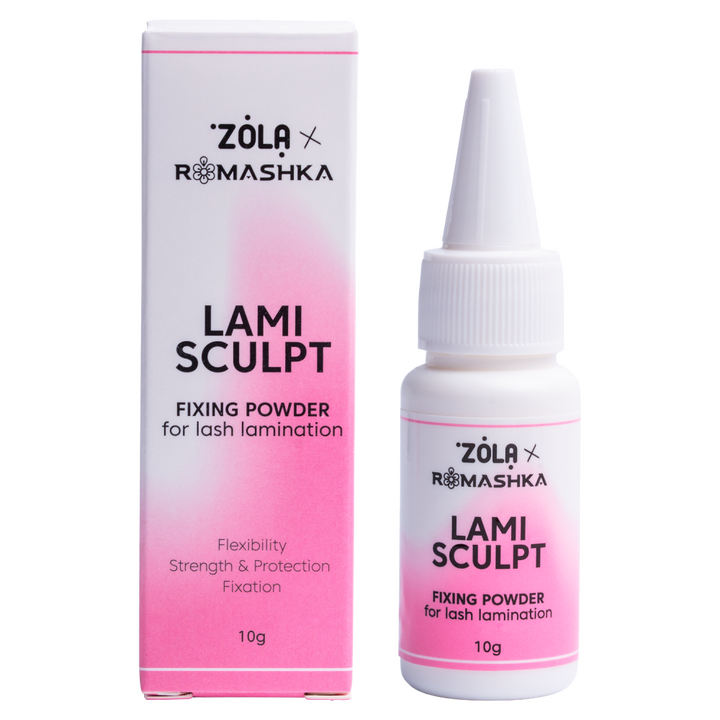 ZOLA x Romashka. Fixing Powder for lash lamination, LamiSculpt, 10 g. Фіксуюча пудра для ламінування вій #2