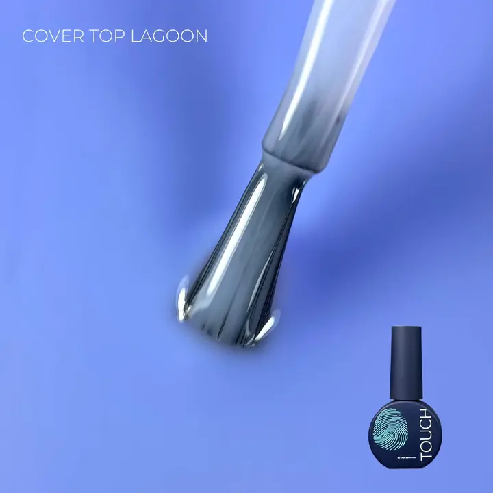 TOUCH. Cover Top coat, #15, Lagoon, 7 ml #1