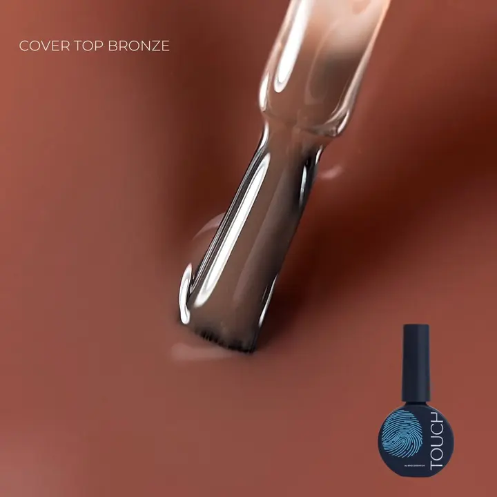 TOUCH. Cover Top coat, #08, Bronze, 13 ml #1