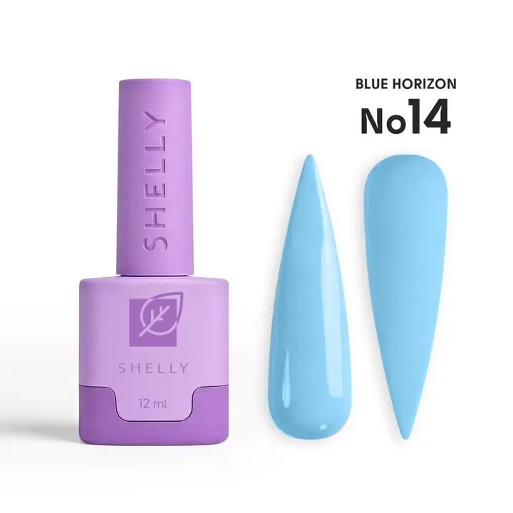 SHELLY. Gel Polish #14, Blue Horizon, 12 ml. Гель лак #1
