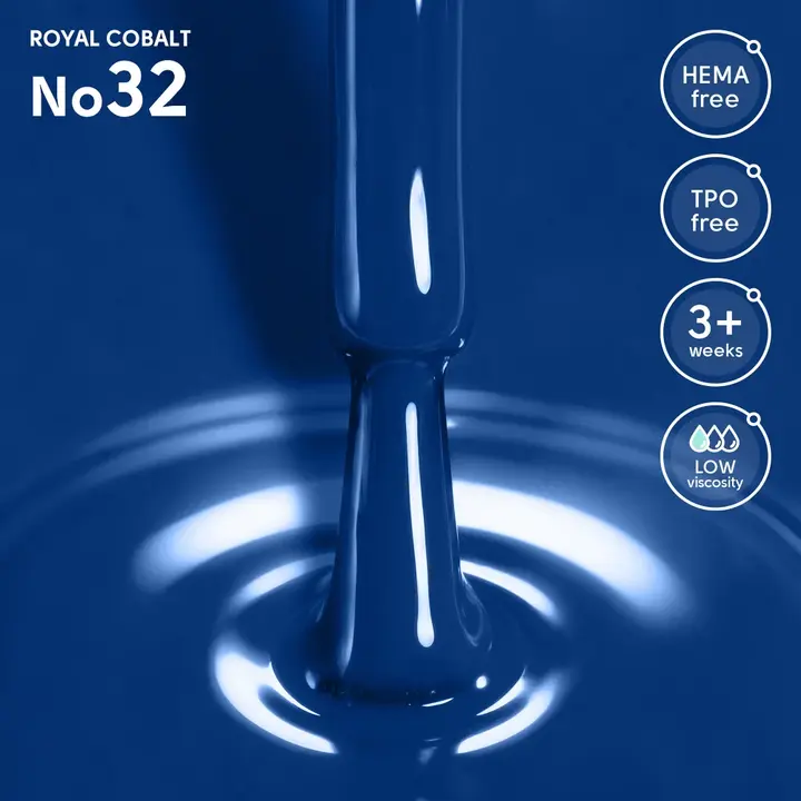 SHELLY. Gel Polish #32, Royal Cobalt, 12 ml. Гель лак #2