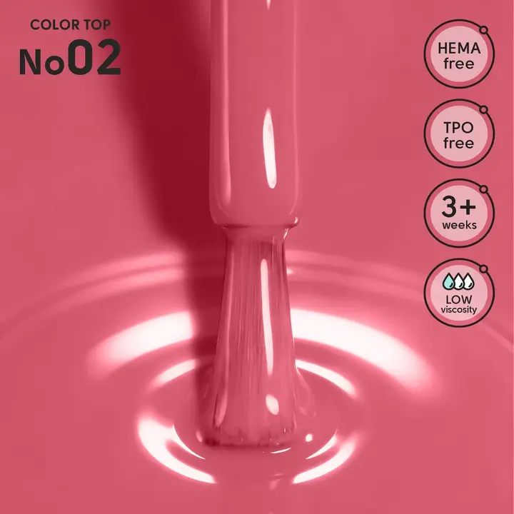 SHELLY. Color Top #02, 12 ml. Кольоровий топ #2