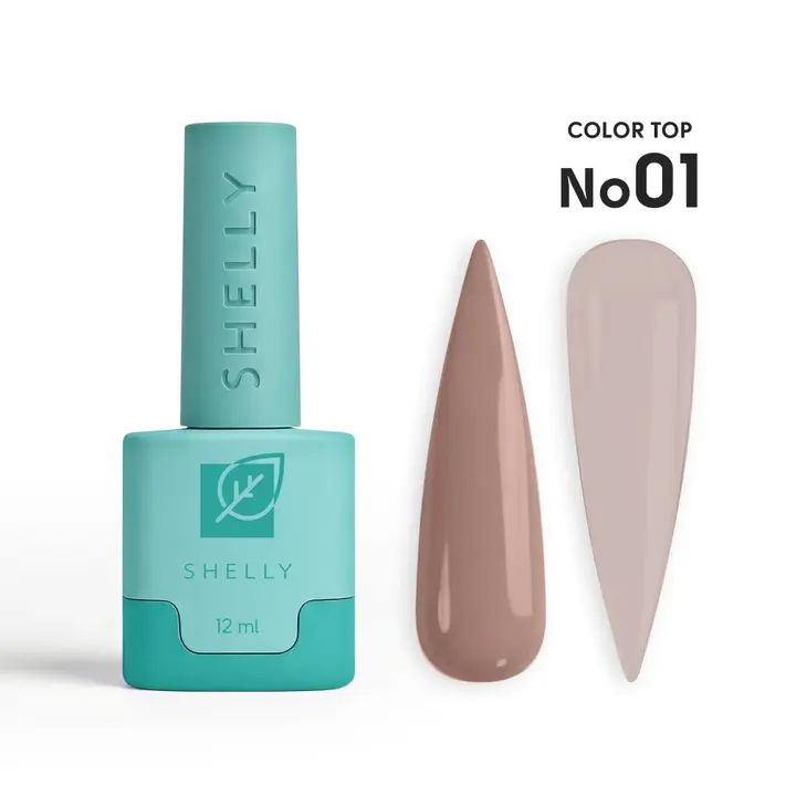 SHELLY. Color Top #01, 12 ml. Кольоровий топ #1