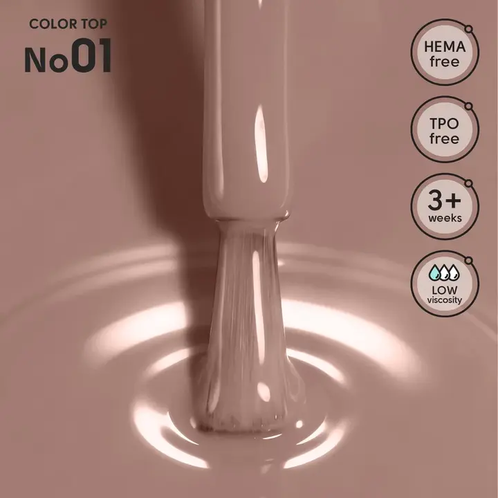 SHELLY. Color Top #01, 12 ml. Кольоровий топ #2