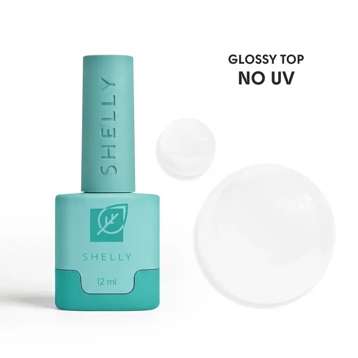 SHELLY. Glossy Top No UV, 12 ml. Топ без липкого шару без УФ фільтрів #1
