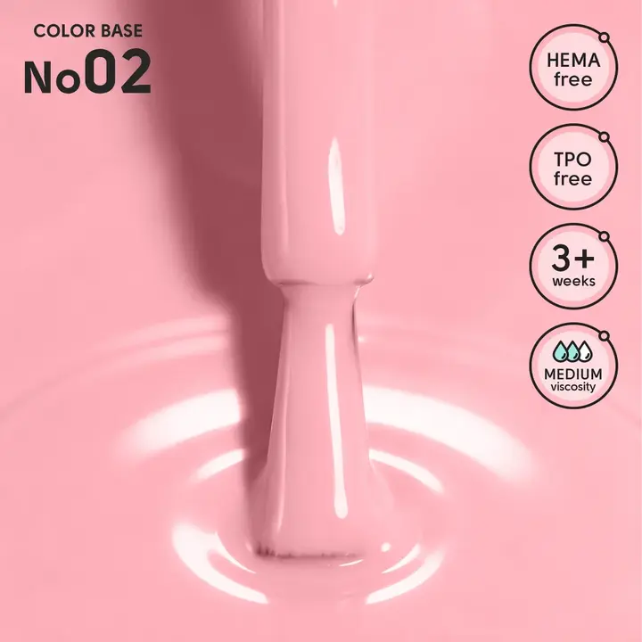 SHELLY. Color Base #02, 12 ml. Кольорова база #2