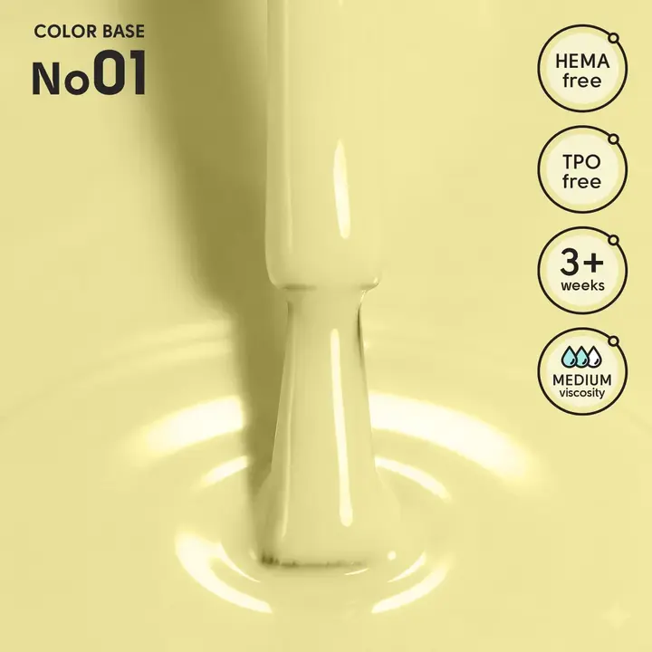 SHELLY. Color Base #01, 12 ml. Кольорова база #2