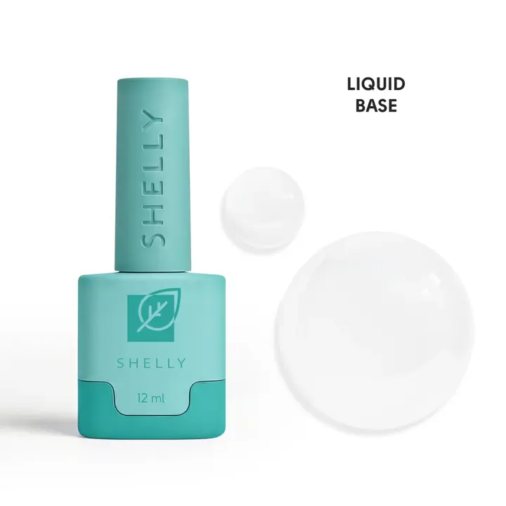 SHELLY. Liquid Base, clear, 12 ml. Прозора рідка база #1