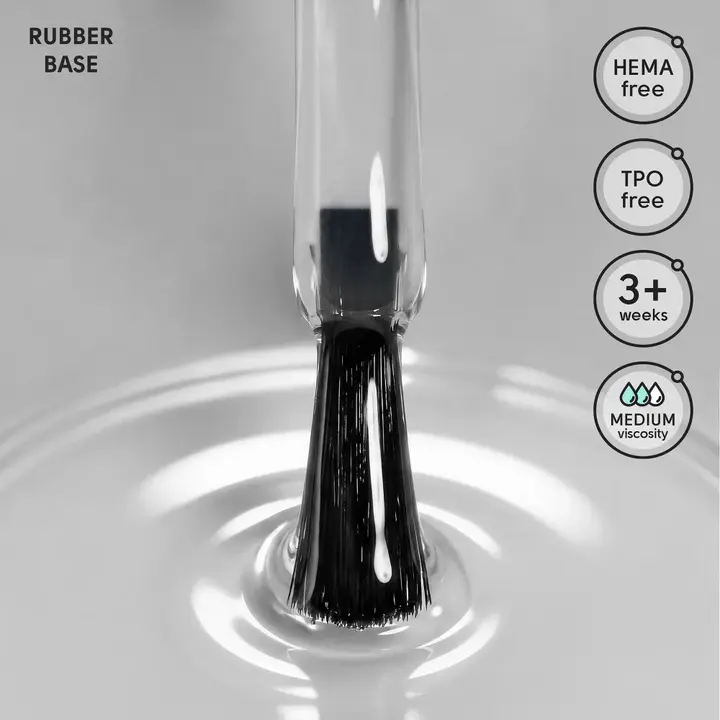 SHELLY. Rubber Base, clear, 12 ml. Прозора каучукова база #2