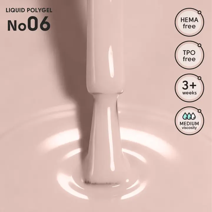 SHELLY. Liquid PolyGel #06, 12 ml. Рідкий полігель #2