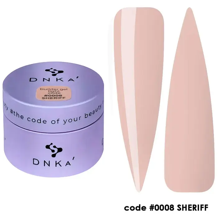 DNKa’. Builder Gel, Light, #0008, Sheriff, 30 ml, гель для моделювання #1