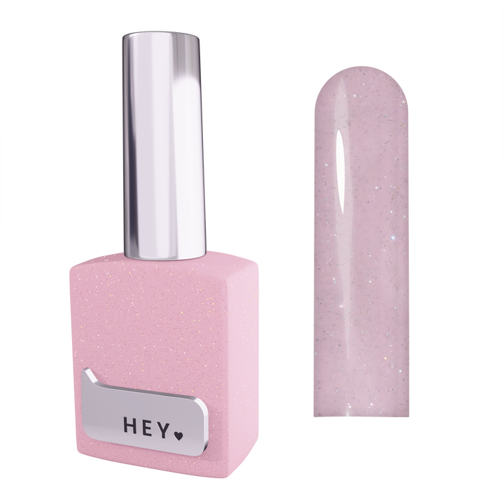 HEYLOVE. Smart gel, PETALRAIN, 15 ml, liquid builder gel, гель для нарощування з шимером #1