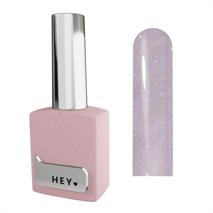 HEYLOVE. Smart gel, HAZE, 15 ml, liquid builder gel, гель для нарощування з шимером #1