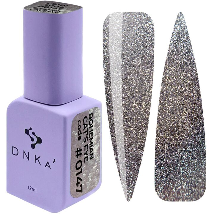 DNKa’. Gel Polish, Bohemian Cat`s Eye, NEW FORMULA, #0014, 12 ml, гель-лак "Котяче око" #1