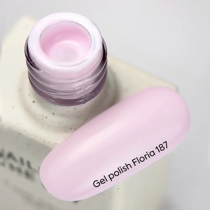 NOTD. Gel Polish, Floria, #187, 10 ml. Гель-лак, пастельно-рожевий #2