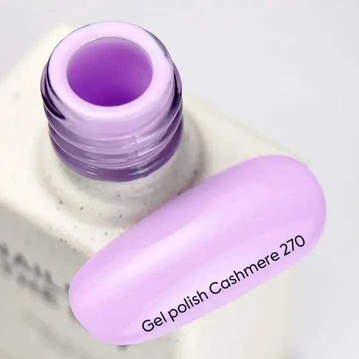 NOTD. Gel Polish, Cashmere, #270, 10 ml. Гель-лак, пастельно-ліловий #2