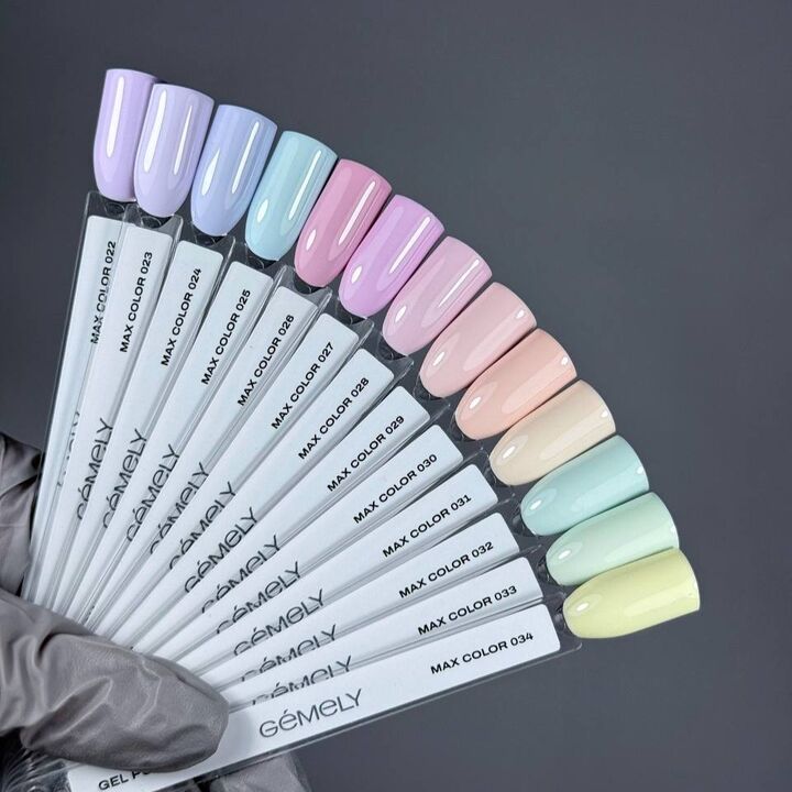 GÉMELY (ex GA&MA). Gel polish, Max Color #030, 6 ml, гель-лак #3