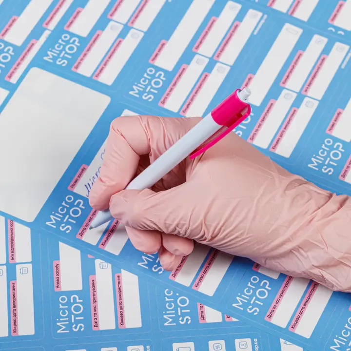MICROSTOP. Autocollants pour conteneur Dez Professional, 10 pièces/feuille #2