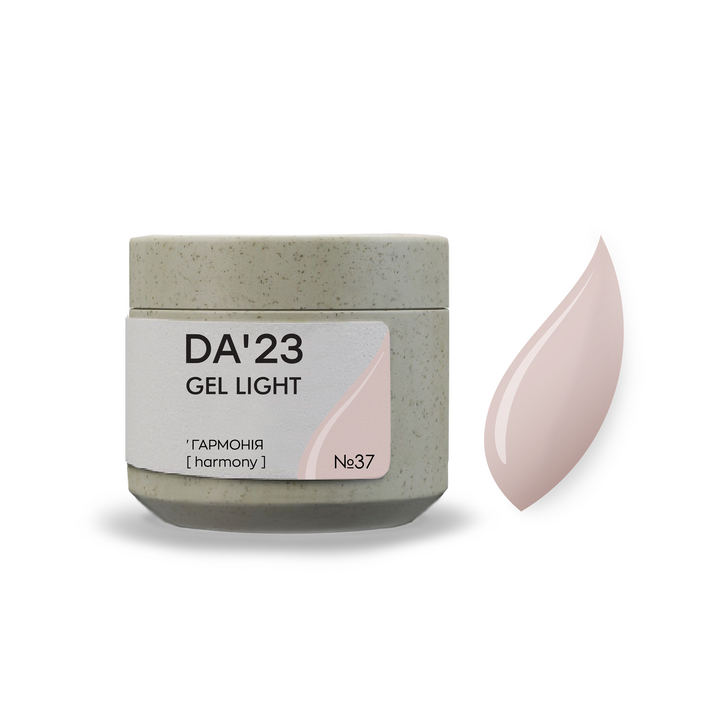 DA'23. Gel Light #37, Harmony, 15 ml, гель середньо-рідкої консистенції #1