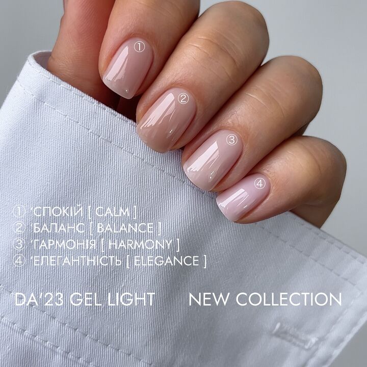 DA'23. Gel Light #38, Elegance, 30 ml, гель середньо-рідкої консистенції #5