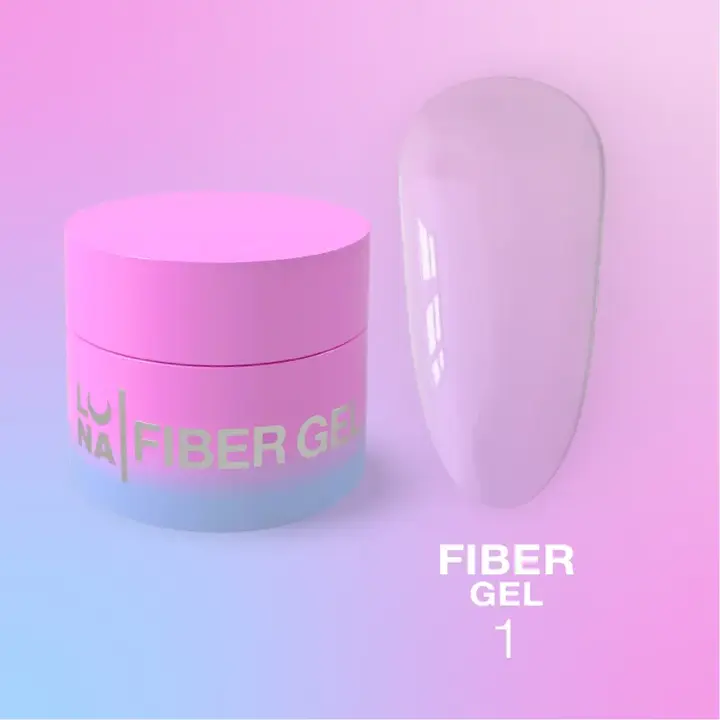 LUNAmoon. Fiber Gel #1, 5 ml. Гель для ремонту тріщин #1