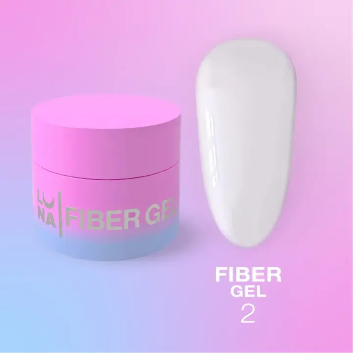 LUNAmoon. Fiber Gel #2, 5 ml. Гель для ремонту тріщин #1