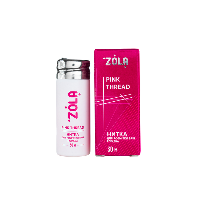ZOLA. Pre-inked Mapping String, Pink thread, 30 m. Нитка для розмітки, рожева #1