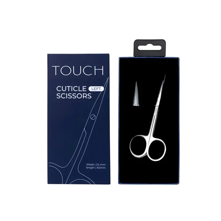 TOUCH. Cuticle Scissors Left, 92 mm, forbici professionali per cuticole (per mancini) #1