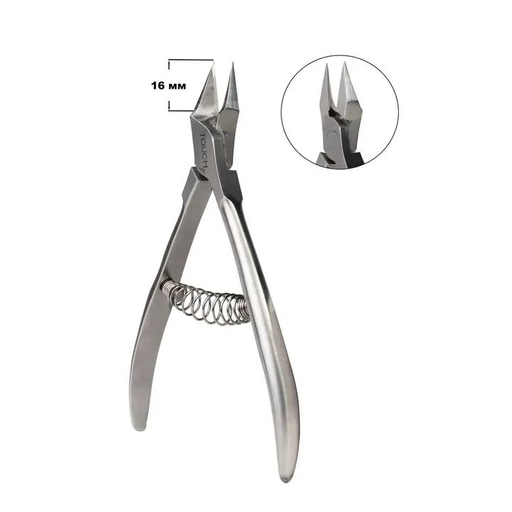 TOUCH. Nail Nippers, 16 mm, profesjonalne cążki do wrastających paznokci #2