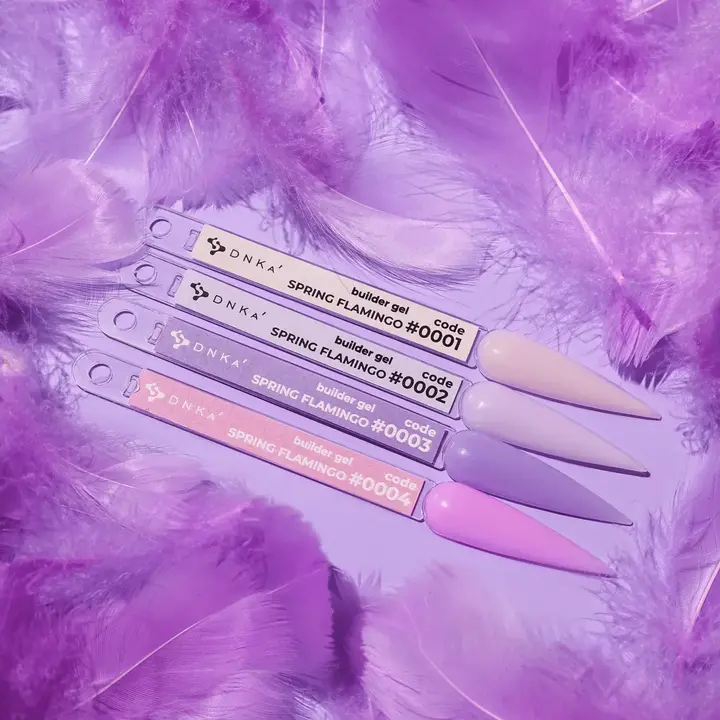 DNKa’. Builder Gel, Spring Flamingo (Limited Edition), #0001, 15 ml, гель для моделювання #3