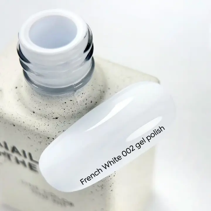 NOTD. Gel Polish French White #002, 10 ml. Гель-лак, холодний ультрабілий #3