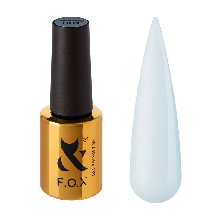 F.O.X. Gel polish, Keratin Spring, #001, 7 ml. Гель-лак #1