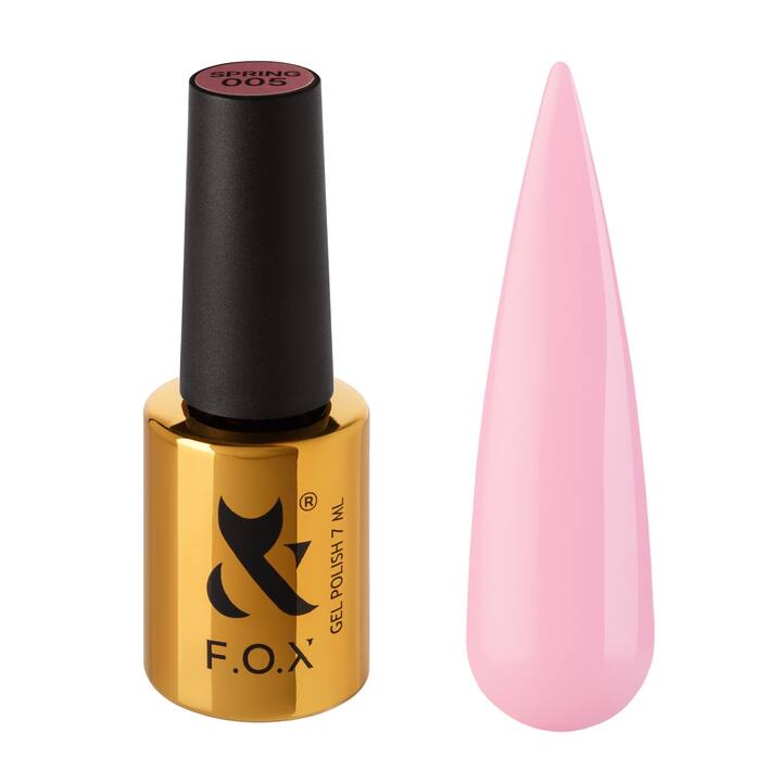 F.O.X. Gel polish, Keratin Spring, #005, 7 ml. Гель-лак #1