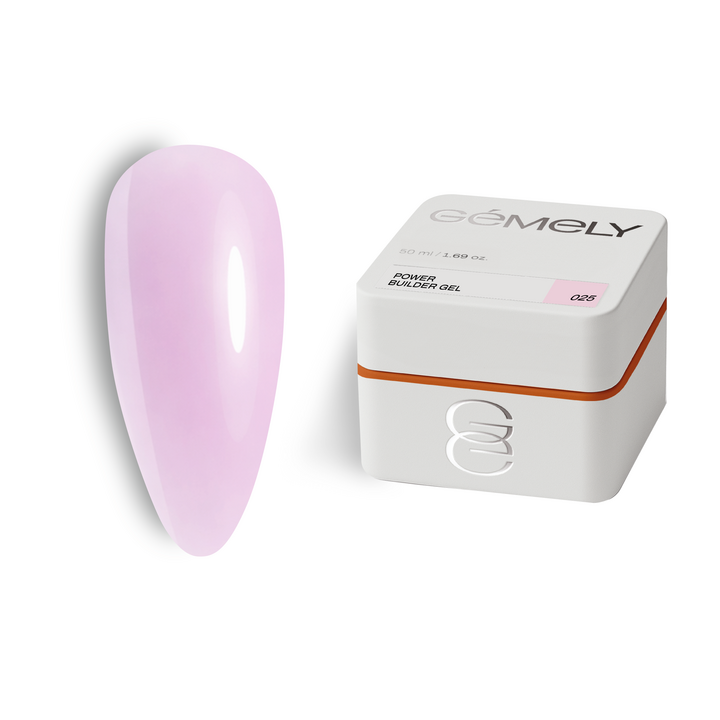 GÉMELY (ex GA&MA). Power builder gel #25, 50 ml, твердий гель #1