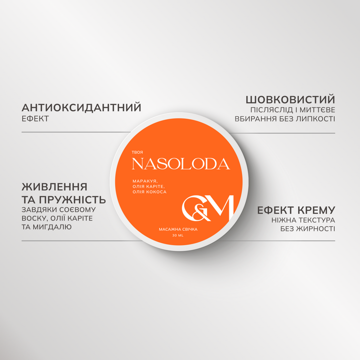 УЦІНКА / GA&MA. Massage candle, Bliss, 100 ml, Масажна свічка, твоя Nasoloda #2