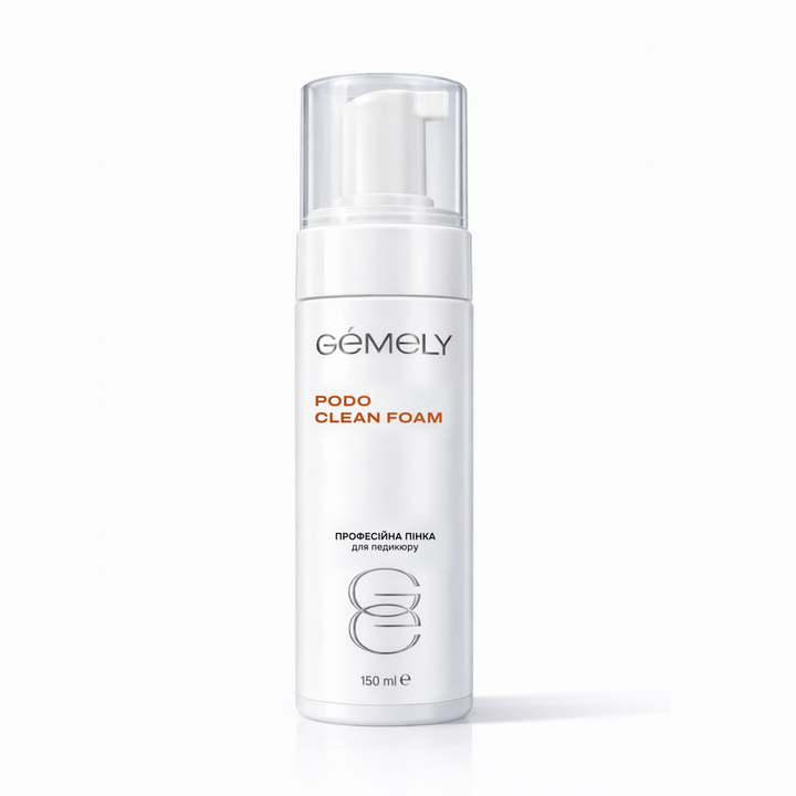 GÉMELY (ex GA&MA). Podo Clean Foam with Urea, Cherry Mint, 150 ml, Професійна пінка для педикюру з сечовиною, вишня з м’ятою #1