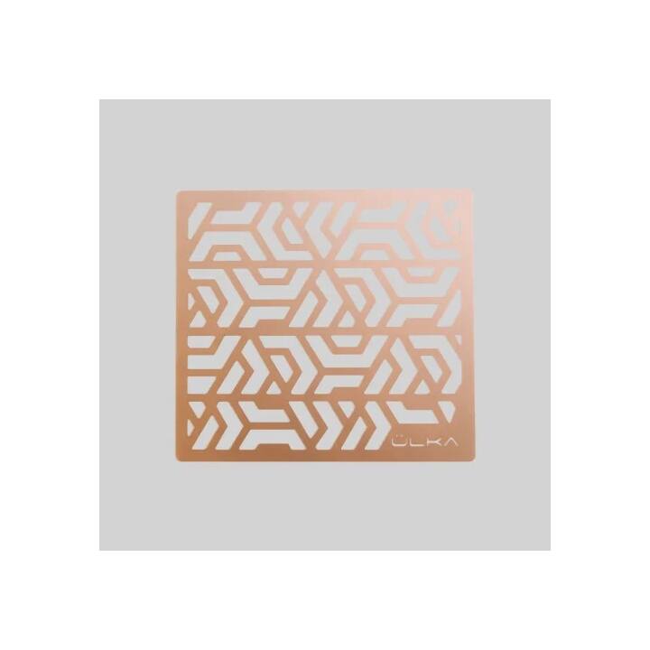 Ülka. Ventilation grille for nail dust collector Premium, Rose gold. Решітка для манікюрної настільної витяжки, рожеве золото #4