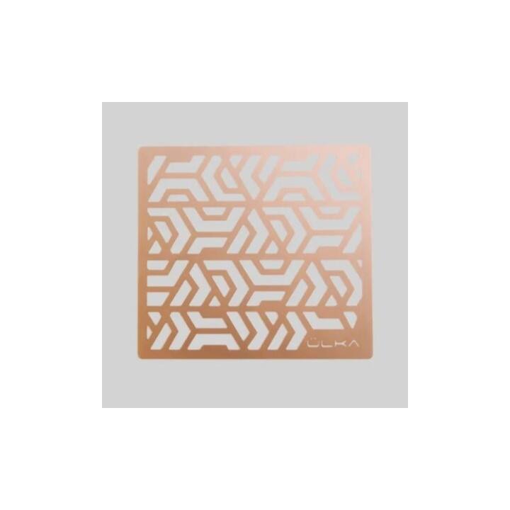 Ülka. Ventilation grille for nail dust collector Premium, Rose gold. Решітка для манікюрної вбудованої витяжки, рожеве золото #3