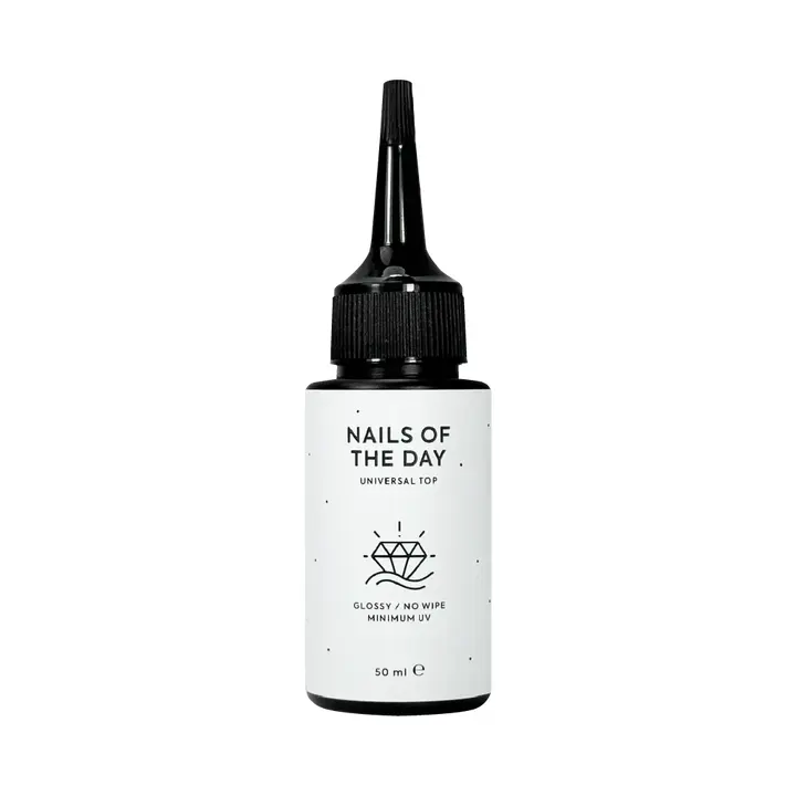 NOTD. Universal Top, 50 ml, глянцевий топ без липкого шару з мінімальним вмістом УФ-фільтрів #1