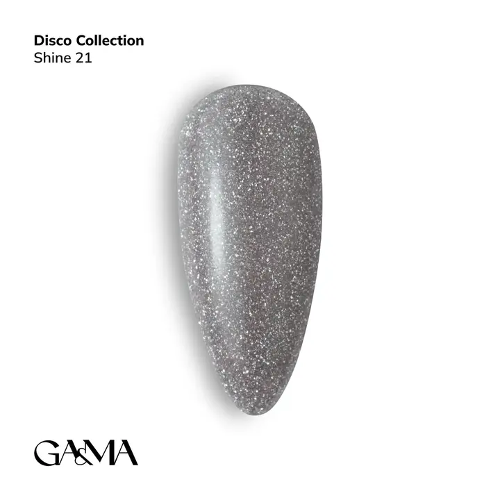 GA&MA. Reflective Gel polish SHINE #21, 10 ml, гель-лак світловідбиваючий ( попередня упаковка) #1